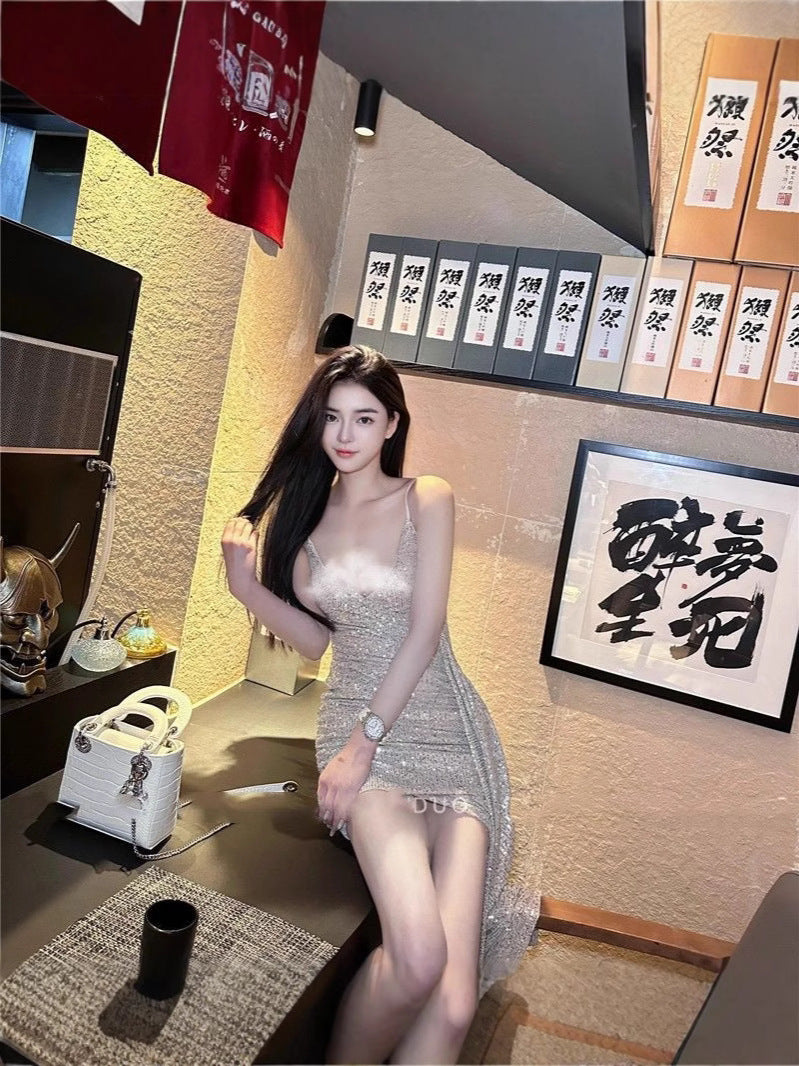 Sexy Backless Slim-Fit Evening Maxi Dress