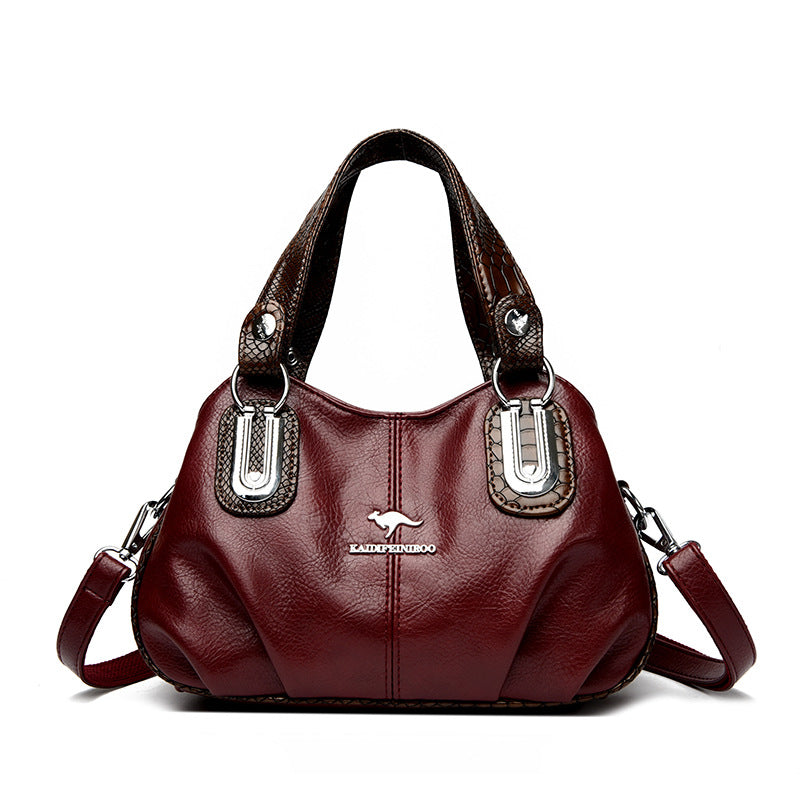 Handbag for Women 2025 New Style Women's Shoulder Crossbody Bag Fashionable and Versatile Middle-Aged and Elderly Mother's Handbag Small Shoulder Bag