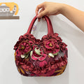 New Style Mother Key Middle Bag Korean Style Women's Handbag Mummy Bag Solid Color Lace Girl's Zipper Handbag