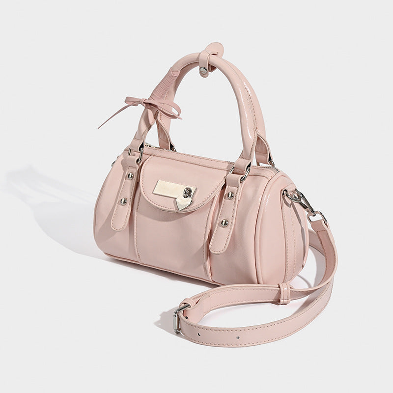 2025 New Fashion All-match Hot Girl Commuter Single Shoulder Crossbody Bag Niche High-end Bowling Handbag for Women