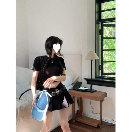 2025 Sexy Skirt Women's Mini Skirt Pleated Skirt Hot Girl Miniskirt Small Skirt