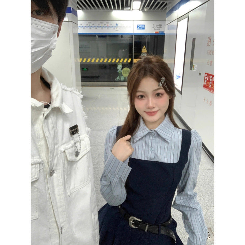 Early autumn wear suit 2024 academic style small fragrant style dress two-piece spring dress with a set of fashion
