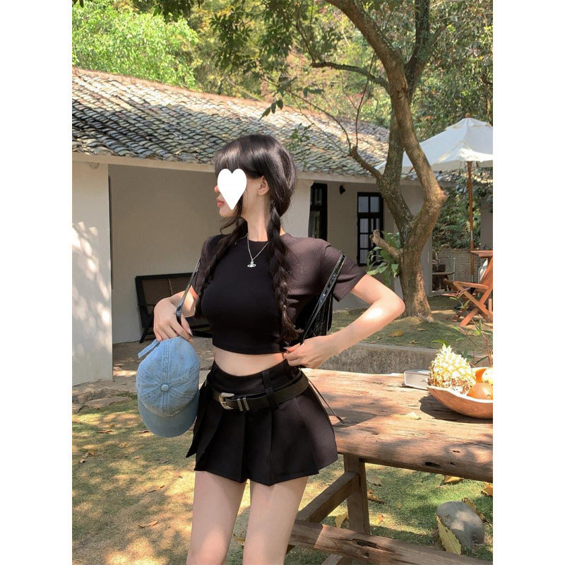 2025 Sexy Skirt Women's Mini Skirt Pleated Skirt Hot Girl Miniskirt Small Skirt