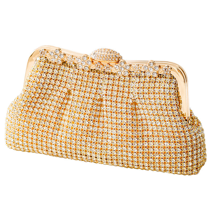 Celebrity Evening Bag Women's Diamond Clutch with Cheongsam Dress Handbag Fashion Rhinestone Banquet Bag Crossbody Bag