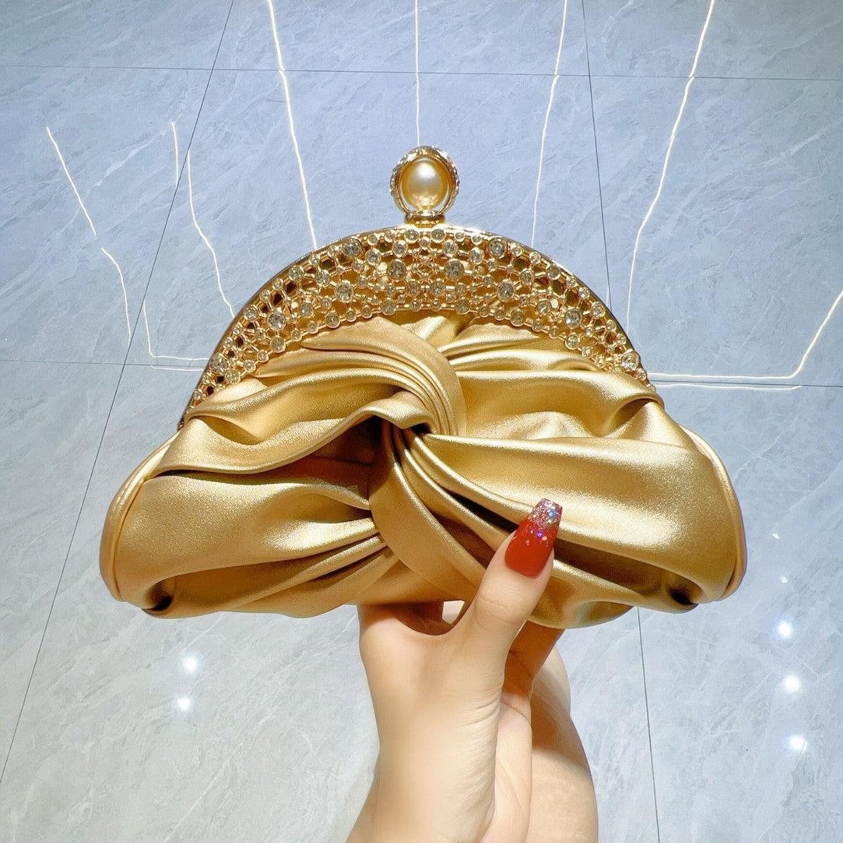 New Cross-border Diamond-encrusted High-class Celebrity Handbag Mini Handbag Clutch Bag Shoulder Crossbody Dinner Bag