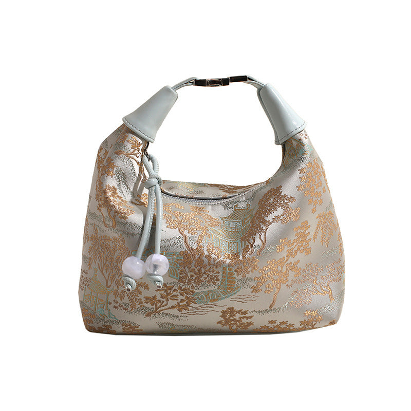New Chinese Style Handbag 2025 New Chinese Style Crossbody Bag Women's High-End Versatile Women's Handbag Wrist Bag