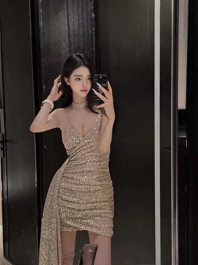 Sexy Backless Slim-Fit Evening Maxi Dress
