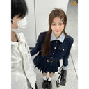 Early autumn wear suit 2024 academic style small fragrant style dress two-piece spring dress with a set of fashion