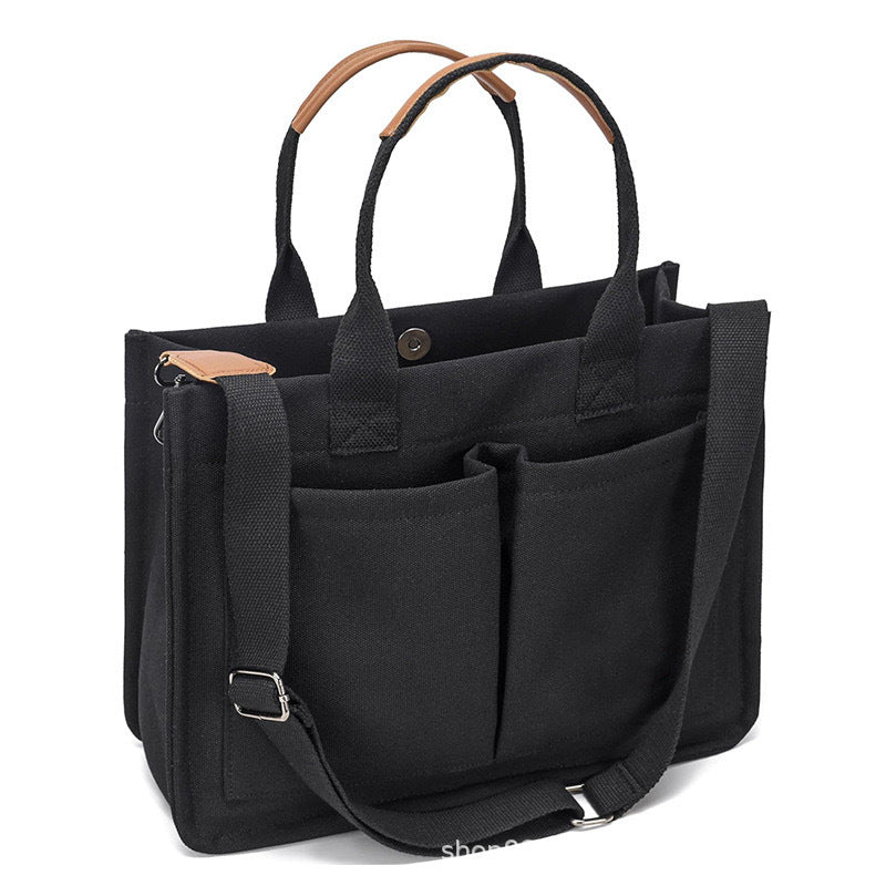 Amazon New Women's Large Canvas Handbag Laptop Crossbody Bag Mummy Bag Daily Bag Handbag