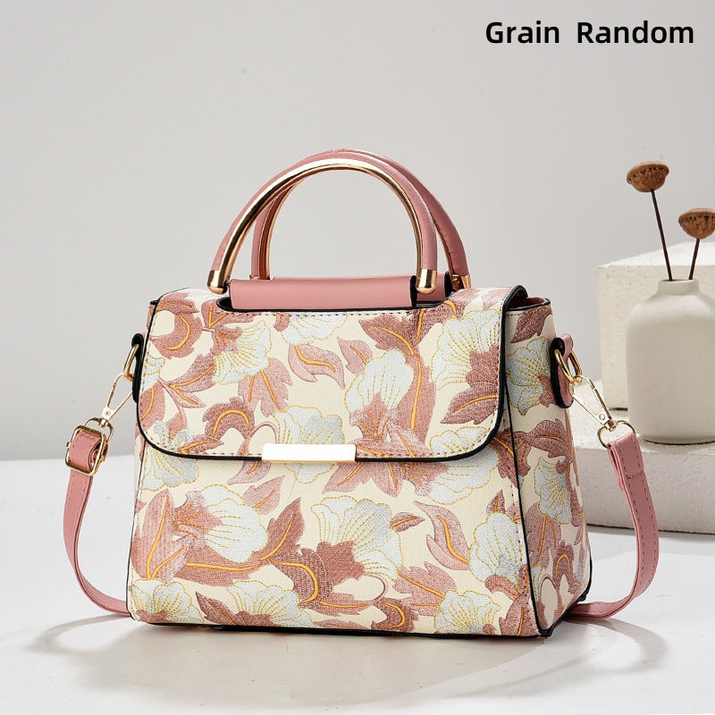 Cross-border Waterproof Small and Exquisite Handbag Popular Guofeng Women's Handbag Vintage All-match Single Shoulder Crossbody Small Square Bag