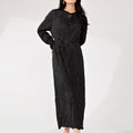 Miyake Long Dress for Women, Summer High-End Dress, New Style, Shenzhen Nanyou High-End Dress, French-Style Dress