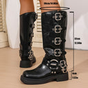 Western Cowboy Boots Retro Brown Boots Maillard Style Boots for Women Spring & Fall 2025 New Popular Knight Boots