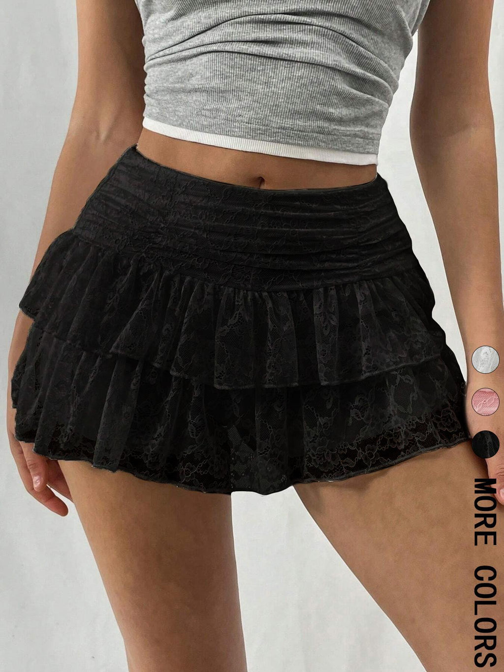 2025 European and American Amazon Foreign Trade Lace Mini Casual Sports Sexy Shorts