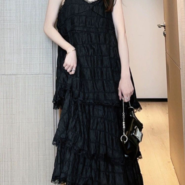 Seaside Holiday Beach Dress White dress Women's Summer 2025 New Pure Sleeveless Strap Dress