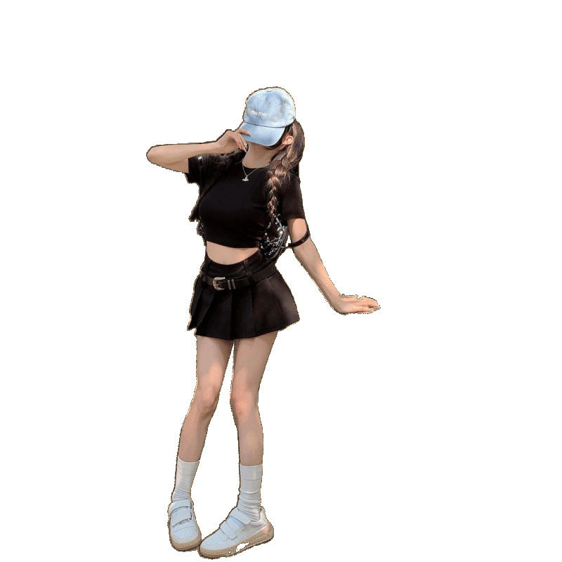 2025 Sexy Skirt Women's Mini Skirt Pleated Skirt Hot Girl Miniskirt Small Skirt