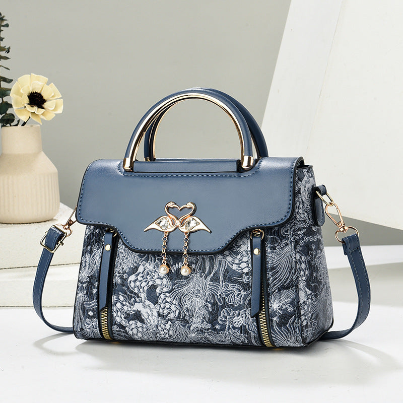 Small Bag Women's 2025 Stylish New Arrival Fashion All-Match Fairy Handbag Retro Elegant One-Shoulder Crossbody Bag