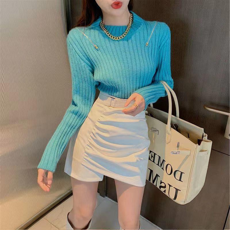 Leather Mini Skirt for Women, Autumn 2024