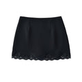 Pure Spice Girl Lace Tight Hip Skirt Summer New Side Zipper Anti-running Mini Skirt