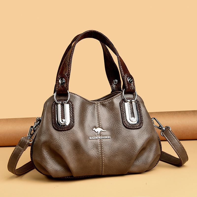 Handbag for Women 2025 New Style Women's Shoulder Crossbody Bag Fashionable and Versatile Middle-Aged and Elderly Mother's Handbag Small Shoulder Bag