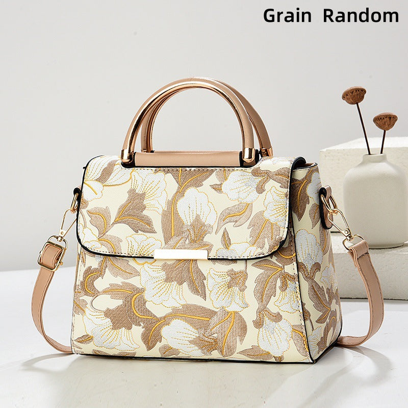 Cross-border Waterproof Small and Exquisite Handbag Popular Guofeng Women's Handbag Vintage All-match Single Shoulder Crossbody Small Square Bag