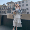 Seaside Holiday Beach Dress White dress Women's Summer 2025 New Pure Sleeveless Strap Dress