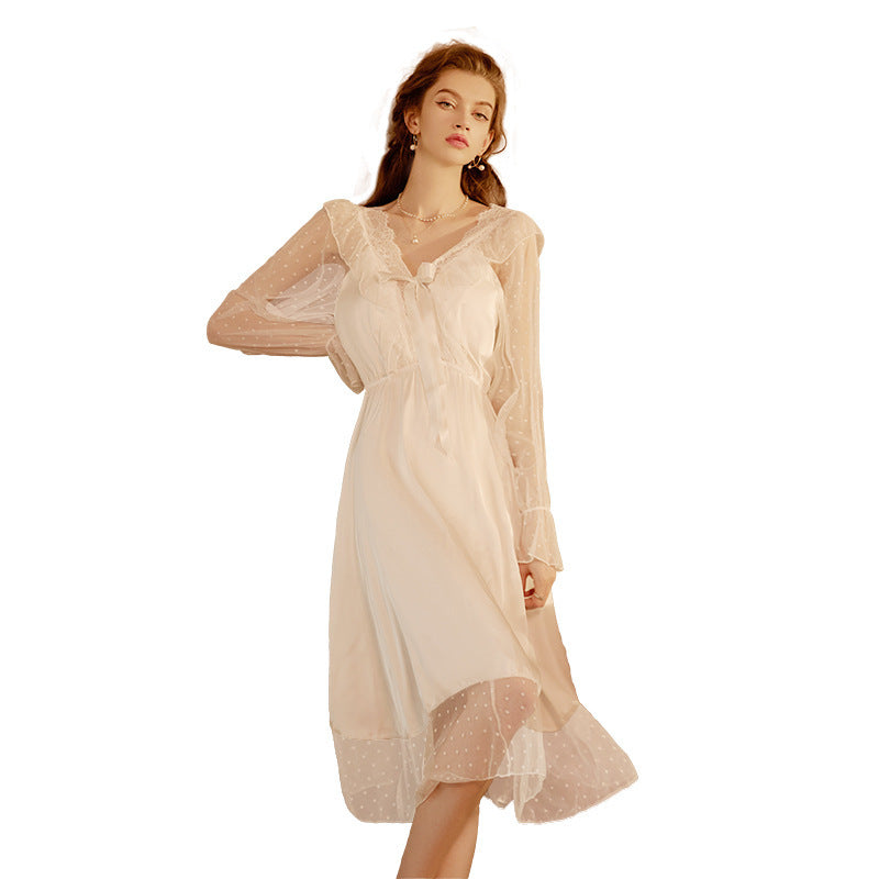 Factory Net red autumn and winter pure desire wind jumpsuit pajamas women sexy temptation large size home clothes wholesale a generation of hair