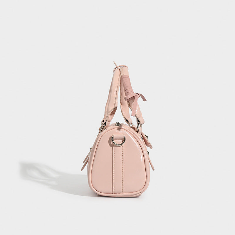 2025 New Fashion All-match Hot Girl Commuter Single Shoulder Crossbody Bag Niche High-end Bowling Handbag for Women