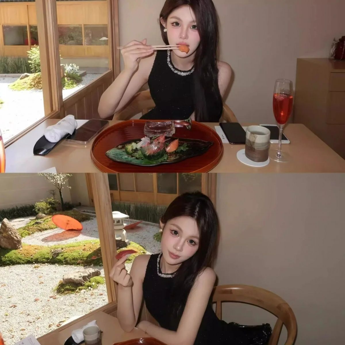 Beautiful Hot Girl Waist Dress Women's French Style Elegant Daughter High-End Little Black Dress Birthday Dress Short Skirt