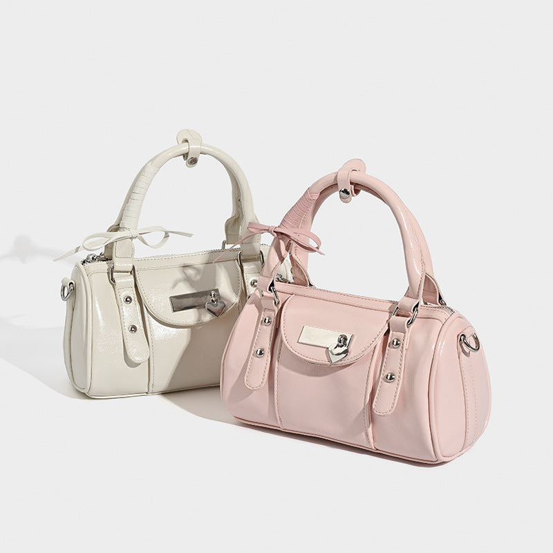 2025 New Fashion All-match Hot Girl Commuter Single Shoulder Crossbody Bag Niche High-end Bowling Handbag for Women
