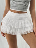 2025 European and American Amazon Foreign Trade Lace Mini Casual Sports Sexy Shorts