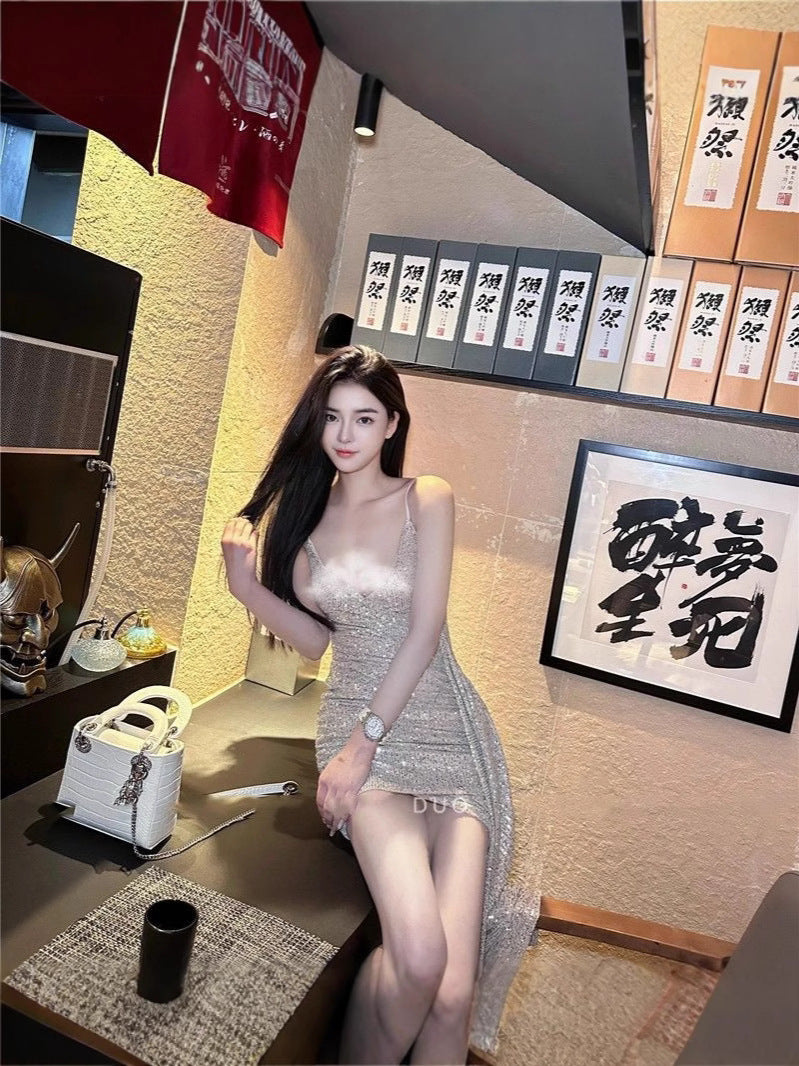Sexy Backless Slim-Fit Evening Maxi Dress
