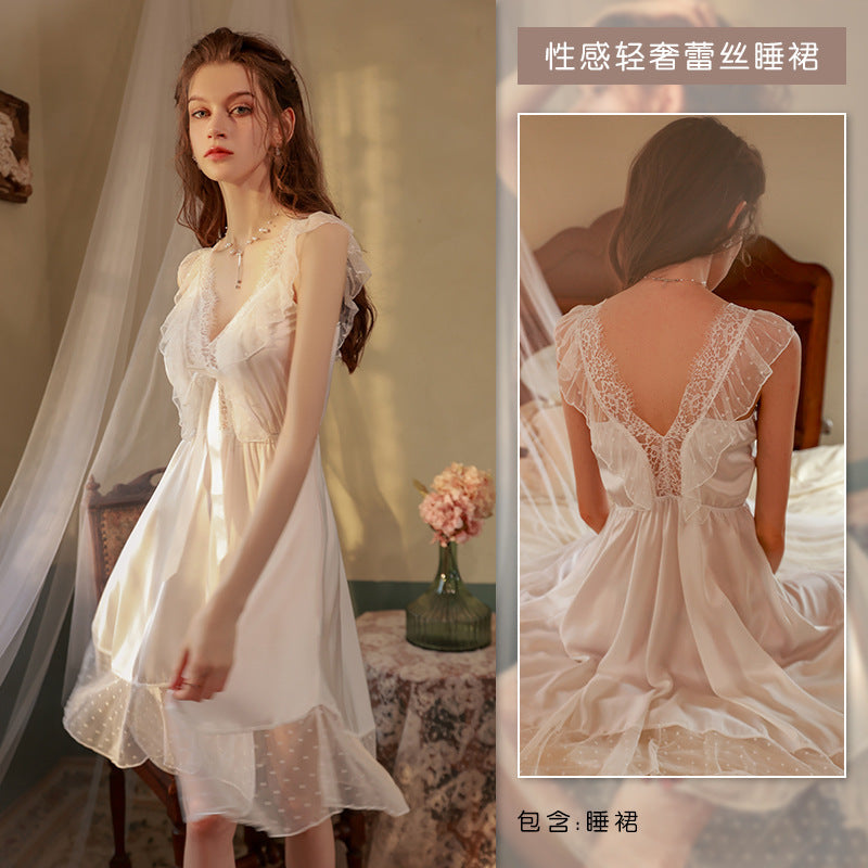 Factory Net red autumn and winter pure desire wind jumpsuit pajamas women sexy temptation large size home clothes wholesale a generation of hair