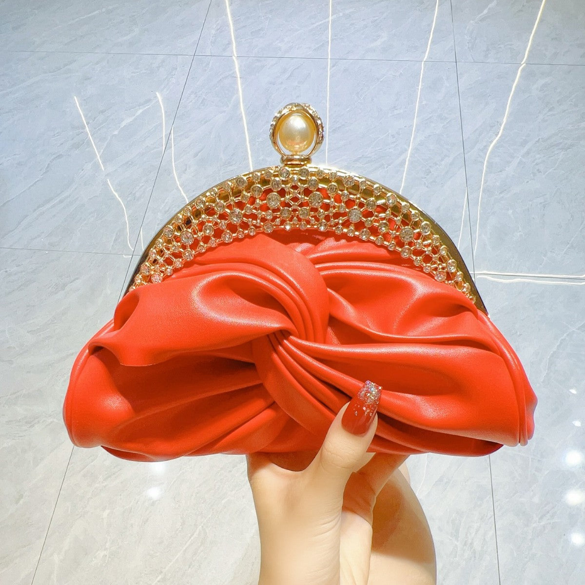 New Cross-border Diamond-encrusted High-class Celebrity Handbag Mini Handbag Clutch Bag Shoulder Crossbody Dinner Bag