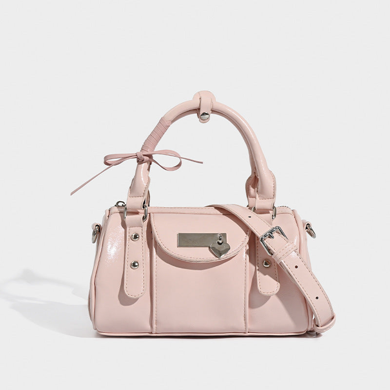 2025 New Fashion All-match Hot Girl Commuter Single Shoulder Crossbody Bag Niche High-end Bowling Handbag for Women